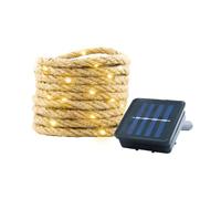 Gardenwize 4m Decorative Rope With 45 Solar LED Lights in Medium Beige Gardenwize Medium Beige