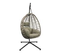 Gardenwize Chrysalis Hanging Egg Chair With Cushions