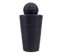 Streetwize Solar-Powered Water Feature - Round Ball & Plinth One Size Black