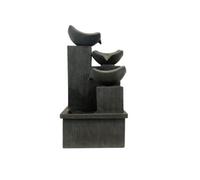 Gardenwize Garden Outdoor Solar Powered Cascading Slate Decorative Water Feature Fountain