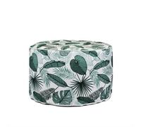 Gardenwize Home Garden Outdoor Picnic Botanical Leaf Inflatable Ottoman Pouf Stool Chair