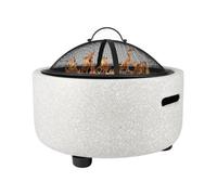 Gardenwize Mgo Garden Firepit & Bbq 2 In 1 Outdoor Fire Bowl Charcoal Grill
