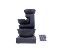 Streetwize Solar Water Feature Battery back up Cascading One Size Black