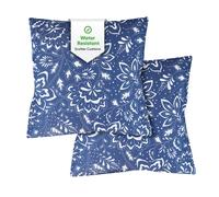 Gardenwize Pack of 2 Hampton Printed Scatter Cushions in Blue Gardenwize Blue
