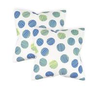 Gardenwize - Pack of 2 Outdoor Scatter Cushions, Garden Furniture Cushions - Covers & Pillows (Polka Dot)