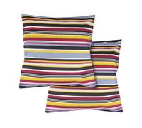 Gardenwize Pack of 2 Outdoor Striped Scatter Cushions Gardenwize Multicolor