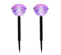 Streetwize Pair of Solar Disco Stake LED Lights