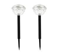 Streetwize Pair of Solar Disco Stake LED Lights
