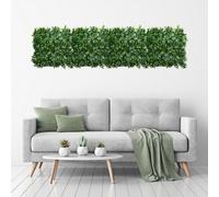 Gardenwize Pack Of 4 Indoor/outdoor Big Leaf Artificial Wall Panels Uv Protected 50X50Cm Living Wall