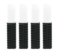 Gardenwize Pack of 4 Solar Stake Lights - Rattan Effect LED Lights