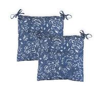 Gardenwize Pair Of Outdoor Garden Decorative Bench Seat Pad Cushions- Hampton