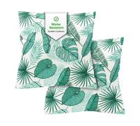 Gardenwize - Pack of 2 Outdoor Scatter Cushions, Garden Furniture Cushions - Covers & Pillows (Botanical)