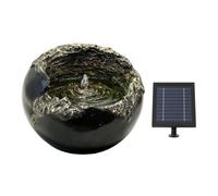 Gardenwize - Rock Bowl Solar Water Feature Garden with Battery Back-up