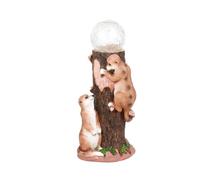 Streetwize Solar Meerkat Colour Changing Ball Light, Brown
