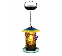 Streetwize Hanging Bird Feeder With Solar Led, Multi