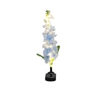 Gardenwize Solar Blue Delphinium Stake Light - 20 LED Garden Flower Light Gardenwize Blue