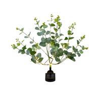 Gardenwize Solar Eucalyptus Tree Stake Light - Warm White LED Garden Light in Green Gardenwize Green