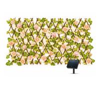Streetwize Solar Pink Flower Trellis One Size Green