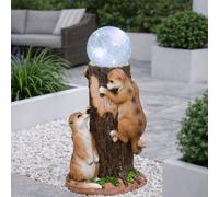 Streetwize Solar Meerkat Colour Changing Ball Light One size Brown