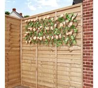 Gardenwize Solar Pink Flower 100 Led Trellis