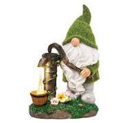Streetwize Gonk Ornament With Water Pump & Solar LED 18x11x28 Multi