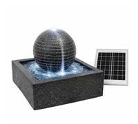 Streetwize Solar water Feature Battery Back Up Black Ball One Size Black