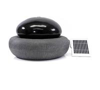 Streetwize Solar Pebble Fountain Battery BackUp water Feature One Size Black