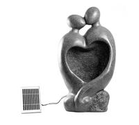 Streetwize Carved Lovers Solar Water Feature