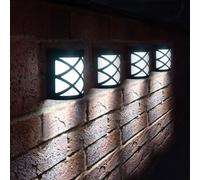 Gardenwize Solar Powered Deck Fence Wall Lights