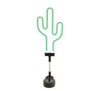 Gardenwize - Solar Powered Decorative Stake Lights, Bright LED Bulbs Garden Pathway, Walkway Lighting - No Running Costs (Neon Cactus)