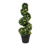 Gardenwize - Solar Powered Garden Artificial Topiary - Low Maintenance, No Running Costs, Eco Friendly Patio Decking Tree (Twist)