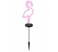 Gardenwize Solar Powered Neon Flamingo Garden Stake Light in Pink Gardenwize Pink