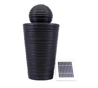 Gardenwize - Solar-Powered Round Ball Garden Water Feature - Low Maintenance, Eco-Friendly - Made From a Highly Durable Weatherproof Resin