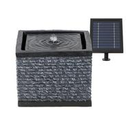 Gardenwize Solar Powered Stacked Stone Solar Water Feature