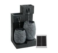 Streetwize Twin Vase Solar Water Feature
