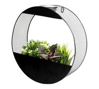 Streetwize Circular Solar Wall Planter, Black