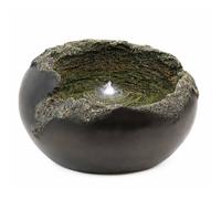Streetwize Solar Rock Bowl Solar Water Feature Battery Backup One Size Black