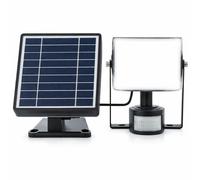 Streetwize 50LED Solar Motion Sensor Flood Light, Black