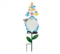 Gardenwize Outdoor Garden Decorative Solar Powered Led Gonk Gnome Stake Light Automatic Light Up