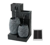 Streetwize Twin Vase Solar Water Feature