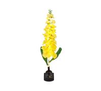 Gardenwize Yellow Delphinium Solar Lights With 20 Warm Led's