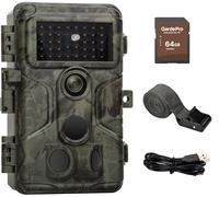 GardePro A3S Wildlife Camera, Comes with 64GB SD Card, Trail Camera with H.264 Video, Next-Gen Imaging Technology, 30m No Glow Night Vision, 64MP 1296p, Camera Traps for Garden