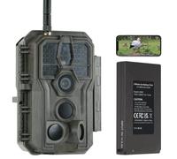 GardePro E8P Wildlife Camera WiFi, 80000mAh Battery, IP66 Waterproof