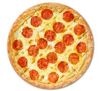 GardEssere Pizza Blanket For Kids Adults Round Blanket Cozy Flannel Funny Realistic Food Throw Blankets Novelty Soft for Men Women for Bed Couch 150 CM