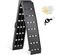 gardhom Aluminum Loading Ramp 228x30.5cm Folding Motorcycles Ramp 680KG Loading Capacity for ATV UTV Trucks Motorbike, 1Pack