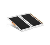 gardhom Wheelchair Ramp 2FT, Folding Ramps for Wheelchairs Portable Aluminum 362kg Capacity Wheelchair Ramp for Home Entrance Threshold Doorways