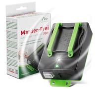 Gardigo Flex-Marten Repellent - Ultra Effective Ultrasonic & LED Flash - Battery Operated or Car Battery Operated - Ideal for Cars, Attics, Barns - Range 60 m²