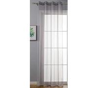 Gardinenbox 20332-cn Curtains with Eyelets for Living Room 145 x 140 cm Grey