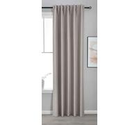 Gardinenbox Boston Dark Premium Blackout Curtain H x W 245 x 140 cm Taupe 100% Blackout with Multiband Suspension 2023600