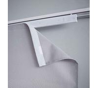 Gardinenbox For Panel, Sliding Curtains, Weighting bar, Roller and X-Gliders for use in Any existing Rail System, 20190417S, White, 2er Pack 60 cm